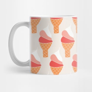 Vanilla Strawberry Raspberry Ice Cream Mug